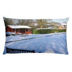 Bowling Green in Winter Pillow